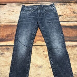 R13 Faded Black boy skinny ladies Jeans